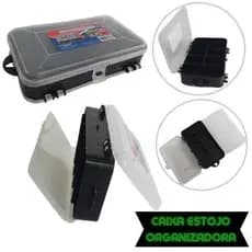 Caixa Estojo Organizador Arqplast 8002 Mini Double Case Pesca Camping Parafuso Caça Pescaria
