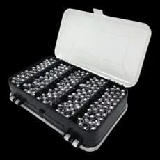 Kit Pesca Completo Chumbada Vários Tamanhos Bola Oliva Pescaria Redonda Oval Caixa Organizadora Conjunto Acessório