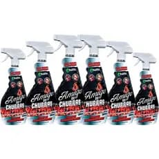 Kit 6 Limpador Multiuso Desengordurante Limpa Grelha Fogão Coifa Exaustor Box Espeto Bancadas Pisos