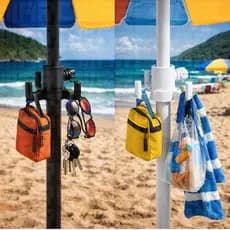 Gancho Organizador Guarda Sol De Praia Cabide De Objetos Suporte Gancho Piscina