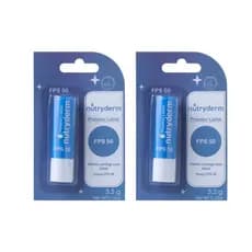 Protetor Labial Nutryderm 3,5g 50Fps KIT C/02UN