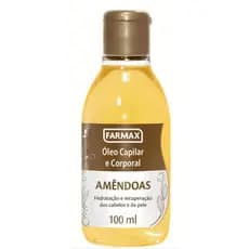 Óleo Capilar E Corporal Amêndoas FARMAX 100ml