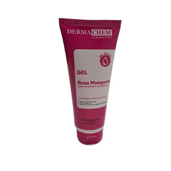 Gel Rosa Mosqueta Anti-Ressecamento 100g Dermachem Hidrata e Rejuvenesse