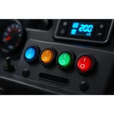 Interruptor de Gangorra com LED  20A, Perfeito para Substituição e Aplicações de Alta Potência botão liga e desliga