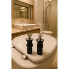 Conjunto Fixador Para Assento De Vaso Sanitário Com Rosca