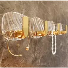 Kit Suporte Gancho Concha Adesivo de Luxo Para Pendurar Objetos Acessórios Sem Furar A Parede Pronta Entrega