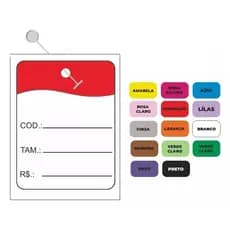 1000 Mil Etiquetas Tag Para Precificação Roupas 30mmx38mm