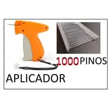 Kit Etiquetadora Aplicador de Etiquetas / Tag + 1000 Pinos Plásticos p Roupas e Tecidos