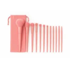 Kit Pincel Maquiagem Conjunto de Pincel Com 13 Unidades + Estojo Alta Qualidade Varias Cores Makeup