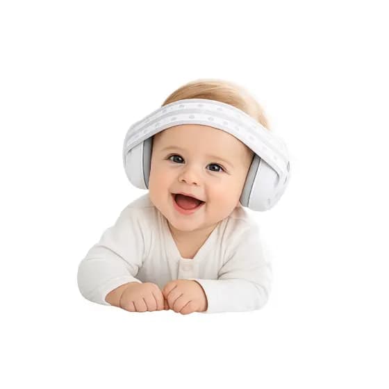 Abafador de Som Bebê Infantil Proteção Auditiva 27dB Ajustável