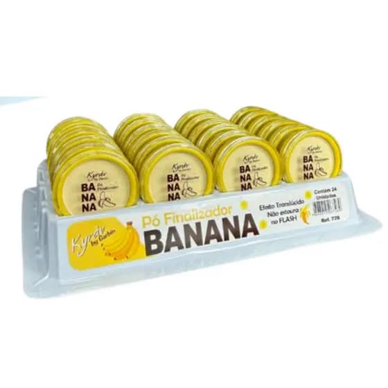 Box C/24 unidades de Pó Finalizador Banana Kyrav