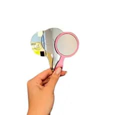 Kit Espelhos Bolsa Mini Personalizado Com Sua Logo Empresa Brinde Presente Mimo Acrilico Espelhado