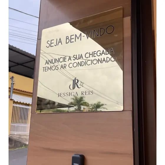 Placa Identificação Sinalização De Porta Personalizada 1un - Acrilico Alta Qualidade