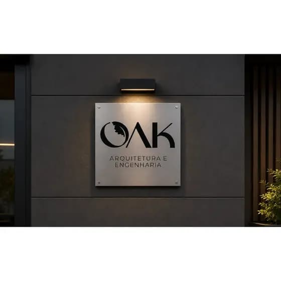Placa Acm Personalizada Sua Logo Impressa Externo Linda Chuva Sol Resistente Varias medidas