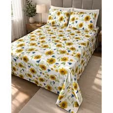 Jogo de Cama Casal 100% Algodão 04 Peças