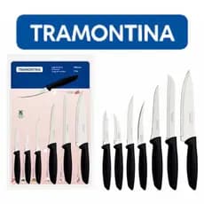 Jogo de facas Tramontina 7 peças Faqueiro Tramontina utensilios de cozinha