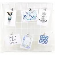 Memory Board 40x40 Branco + Brinde 6 mini prendedores