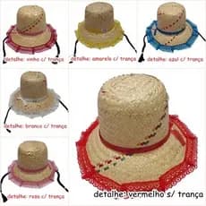 Chapéus de palha feminino/masculino -Junino