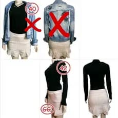 roupas femininas - blusa feminina - saia - jaqueta jeans