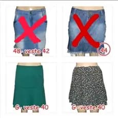 roupas femininas - saia - saia jeans