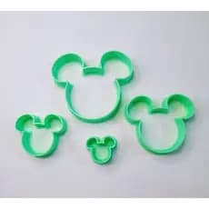 Kit Cortador Mickey 2 ,3, 4 e 5 cm