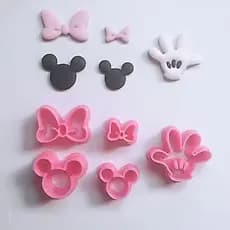 Kit Cortador Minnie 5 e 3 cm,