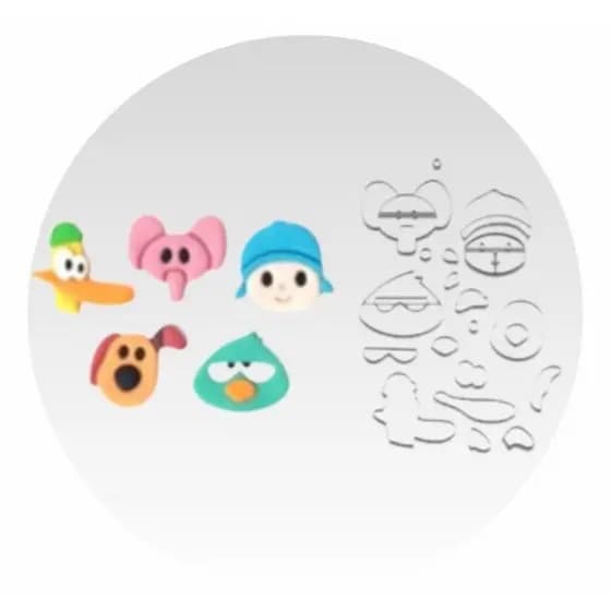 Kit Cortador Pocoyo 5 cm.