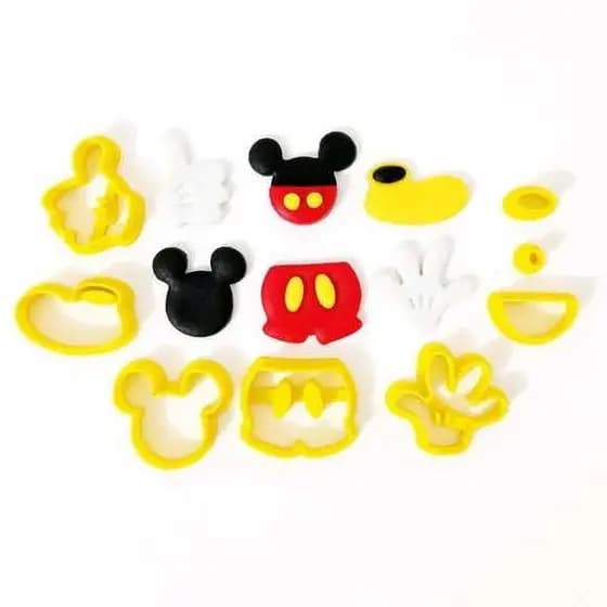Kit Cortador  de Biscoito mickey 4 Cm Mod1