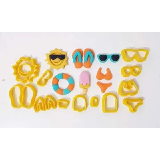 Kit Cortador Praia Tropical 5 Cm