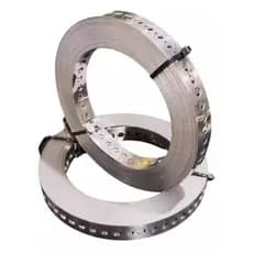 Fita perfurada 19 mm x 10 a 30 m - GALVANIZADA