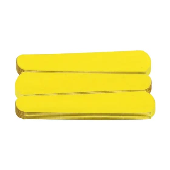 Mini Lixas CANÁRIO De Unha Manicure Pedicure com 20 unidades - Santa Clara