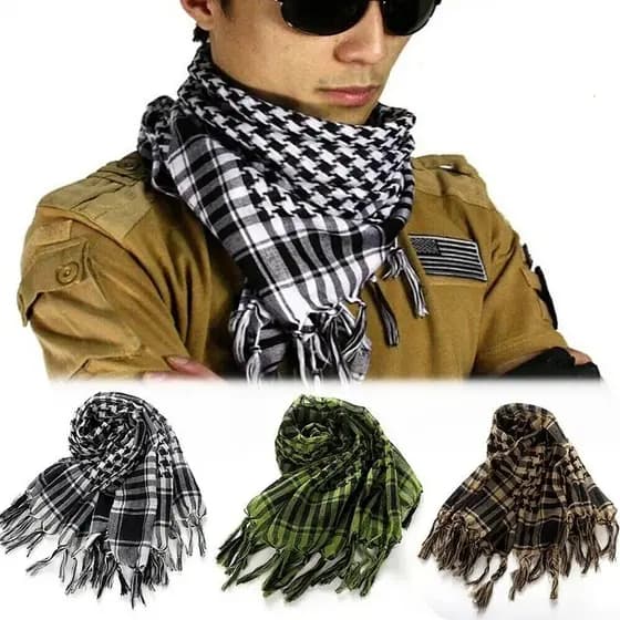 Shemagh Cachecol Lenço Arabe Militar Tatico