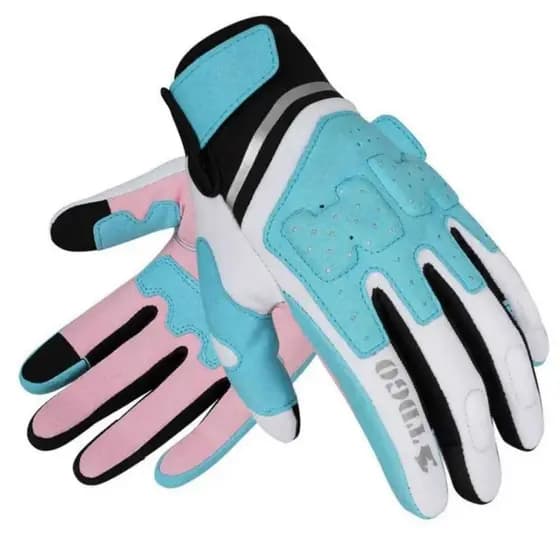 Luvas de Motocicleta Respirável, Ciclismo Off-Road, Skate, Esportes ao Ar Livre dedo Toque na Tela