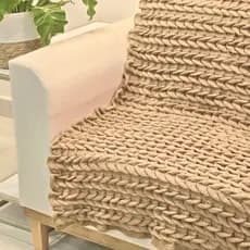 Manta de Tricot Sofá Poltrona 150x100cm Aconchego Decorativa Sala