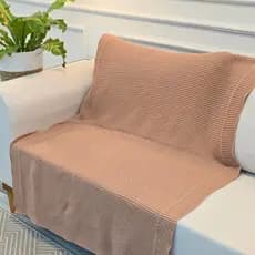 Manta de Tricot Sofá Poltrona 150x100cm Siena Decor Sala