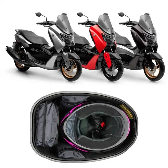 Forração Yamaha Nmax 2025 Connected Baú Forro Premium Preto