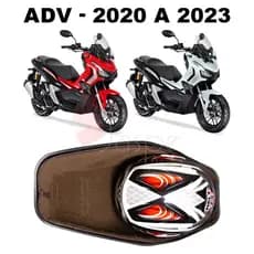 Forração Honda ADV 150 2020 2021 2022 2023 2024 Baú Acessório Forro Marrom Scooter
