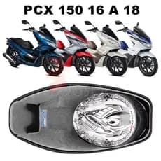 Forração Honda Pcx 150 Acessório Forro Baú 2016 2017 2018 Cinza