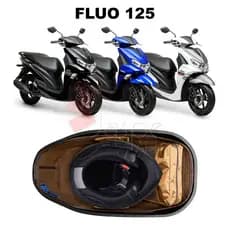 Forração Yamaha Fluo 2022 2023 2024 2025 Baú Forro Premium Acessório Marrom