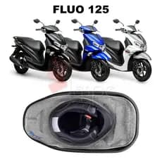 Forração Yamaha Fluo 2022 2023 2024 2025 Baú Forro Cinza Scooter Acessório