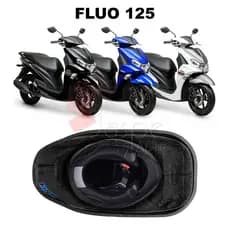 Forração Yamaha Fluo 2022 2023 2024 2025 Baú Forro Preto Scooter Acessório