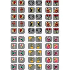 480 Adesivos para Unha Película 3d + Brinde