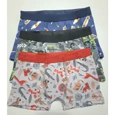 Kit 03 Cueca box cotton infantil