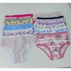 kit 10 calcinha tradicional infantil confortável  10 peças