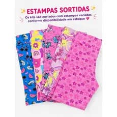 Kit 03 Shortinho  ciclista Infantil  Confortável