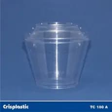 Taça 180ml Redonda Acrilica - 100 unidades - CRISTAL
