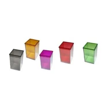 10 PORTA LAPIS CANETA QUADRADO ACRILICO PARA PERSONALIZAR
