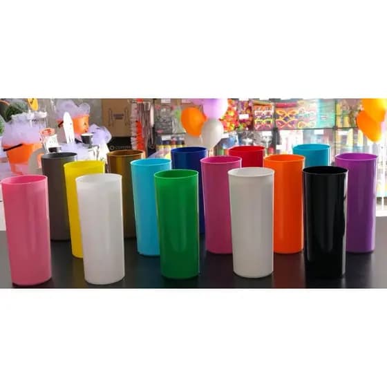 100 Copos Long Drink 350ml - Cores: Fechadas 100 unidades