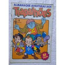 ALMANAQUE AVENTURAS DOS Tapalhões - n 01 - 1990 DIDI DEDÉ MUSSUM ZACARIAS