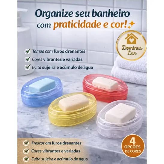 2 PORTA SABONETES COM TELA -SABONETEIRA sabonete seco e mais conservado viagem casa